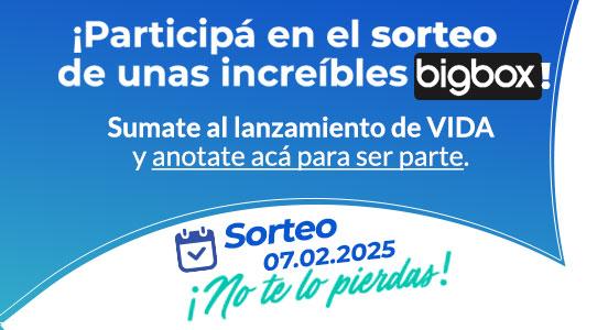 !Participá en el sorteo de unas increíbles Bigbox!